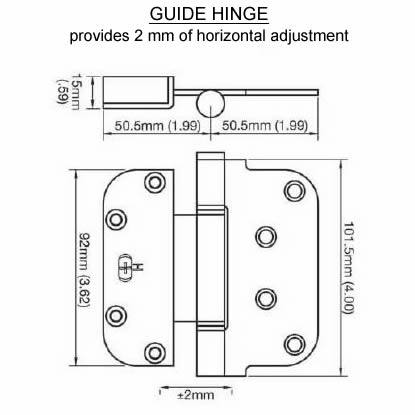 Hopee Guide Hinge Diagram