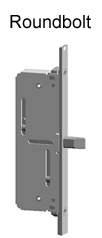 Roundbolt locking hardware