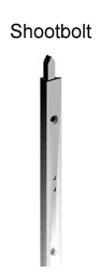 Shootbolt locking hardware