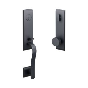 H14 Half Escutcheon Handleset with K3 R5 interior trim