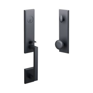 H6 Half Escutcheon Handleset with K2 R2 interior trim