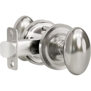 K1 R1 Satin Nickel Privacy Bed/Bath Decorative Door Knob