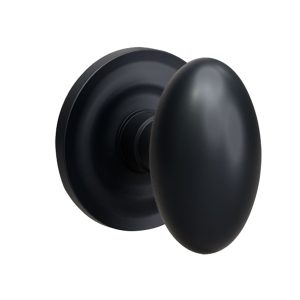K1 R1 Black Half Dummy Decorative Door Knob