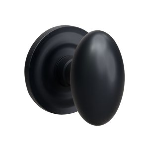 K1 R1 Black Full Dummy Decorative Door Knob