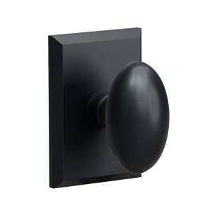K1 R2 Black Half Dummy Decorative Door Knob