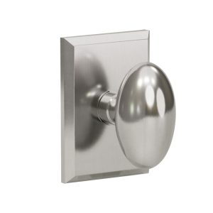 K1 R2 Satin Nickel Full Dummy Decorative Door Knob