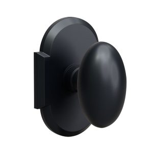 K1 R3 Black Half Dummy Decorative Door Knob