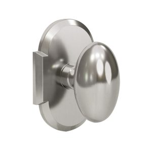 K1 R3 Satin Nickel Full Dummy Decorative Door Knob