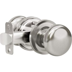 K2 R1 Satin Nickel Privacy Bed/Bath Decorative Door Knob