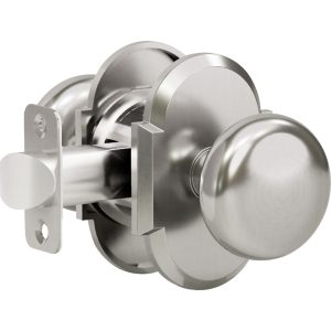 K2 R3 Satin Nickel Privacy Bed/Bath Decorative Door Knob