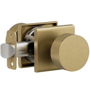 K3 R5 French Gold Privacy Bed/Bath Decorative Door Knob