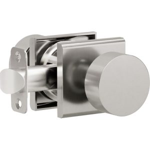 K3 R5 Satin Nickel Privacy Bed/Bath Decorative Door Knob