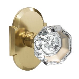 K4 R3 French Gold Half Dummy Decorative Door Knob