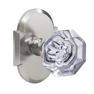 K4 R3 Satin Nickel Half Dummy Decorative Door Knob