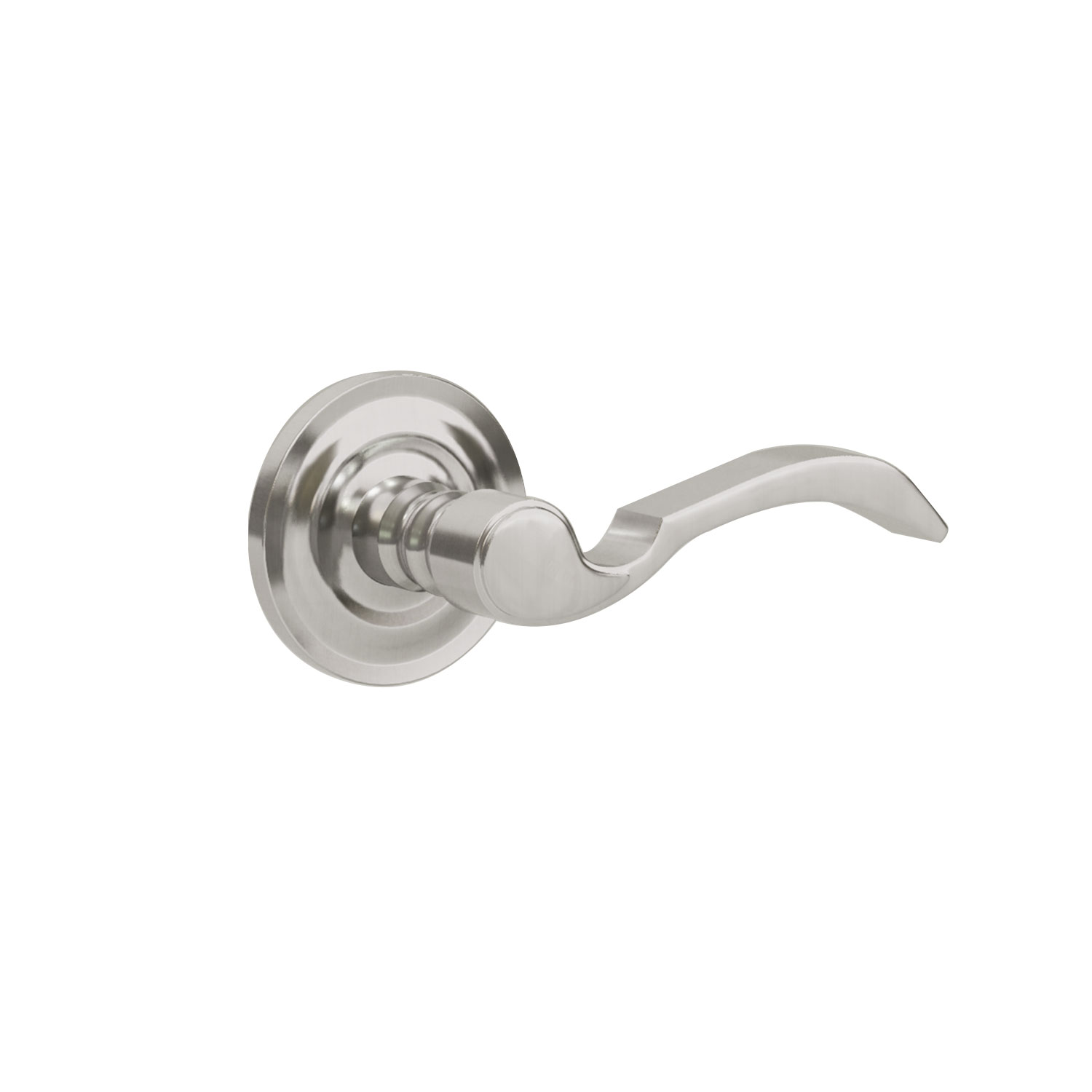 L1 R1 Satin Nickel Full Dummy Door Lever