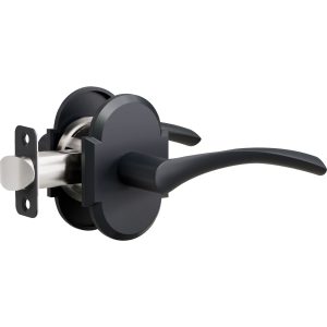 L4 R3 Black Hall/Closet Passage Door Lever