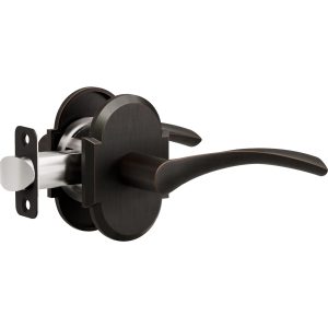 L4 R3 Tuscan Bronze Bed/Bath Privacy Door Lever