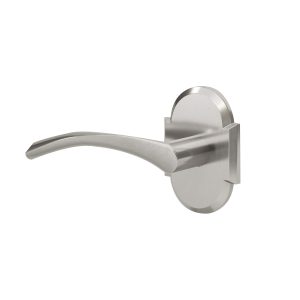 L4 R3 Satin Nickel Half Dummy Door Lever