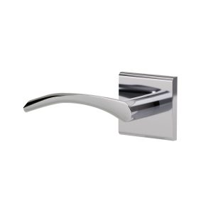 L4 R5 Bright Chrome Half Dummy Door Lever