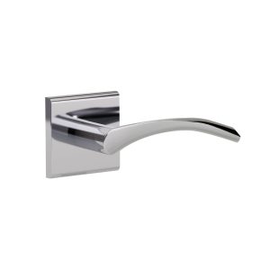 L4 R5 Bright Chrome Half Dummy Door Lever