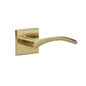 L4 R5 French Gold Full Dummy Door Lever