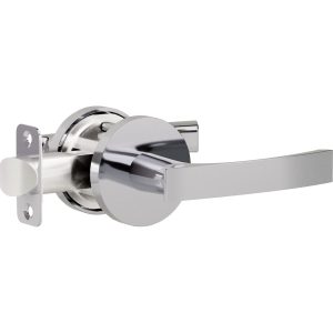 L6 R4 Bright Chrome Bed/Bath Privacy Door Lever