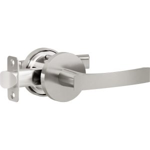 L6 R4 Satin Nickel Bed/Bath Privacy Door Lever