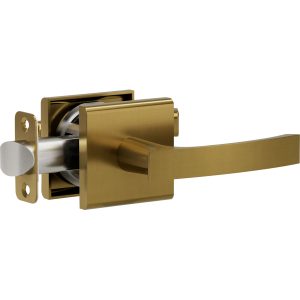 L6 R5 French Gold Bed/Bath Privacy Door Lever