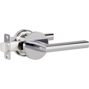 L7 R4 Bright Chrome Bed/Bath Privacy Door Lever