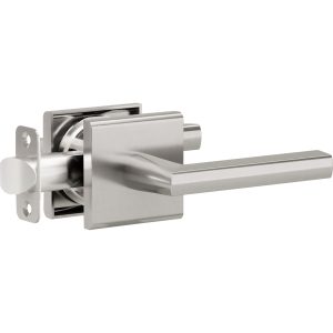 L7 R5 Satin Nickel Bed/Bath Privacy Door Lever